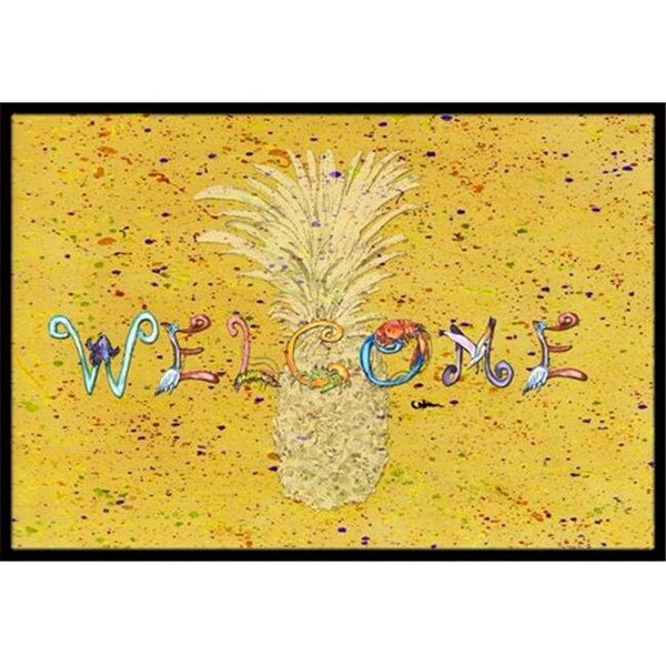 Carolines Treasures 8557-JMAT Pineapple Indoor Or Outdoor Doormat; 24 x 36 in. 8557-JMAT - main